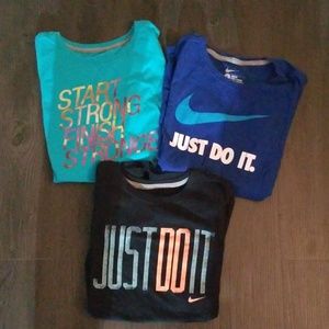 Nike slimfit workout tshirts